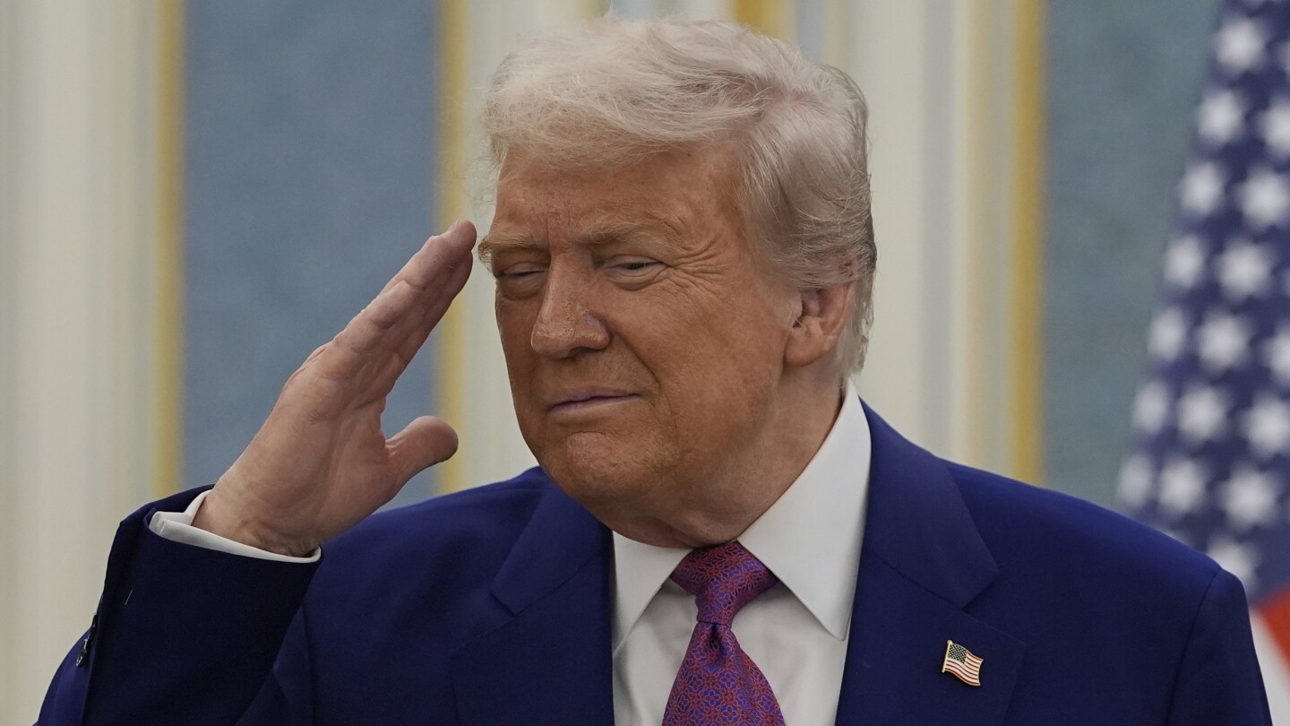 Trump to meet Syria's president before heading to Qatar on his Mideast tour